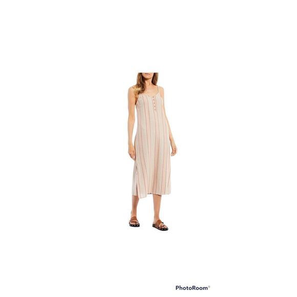 Rip Curl Spaghetti Strap La
Bonita Striped Side-Slit Midi... size m - Picture 1 of 8